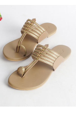 Shop Kolapuri Flats Online For Women