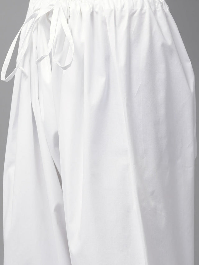 Buy Men's Maroon Cotton Solid Pathani Set Online - Zoom In