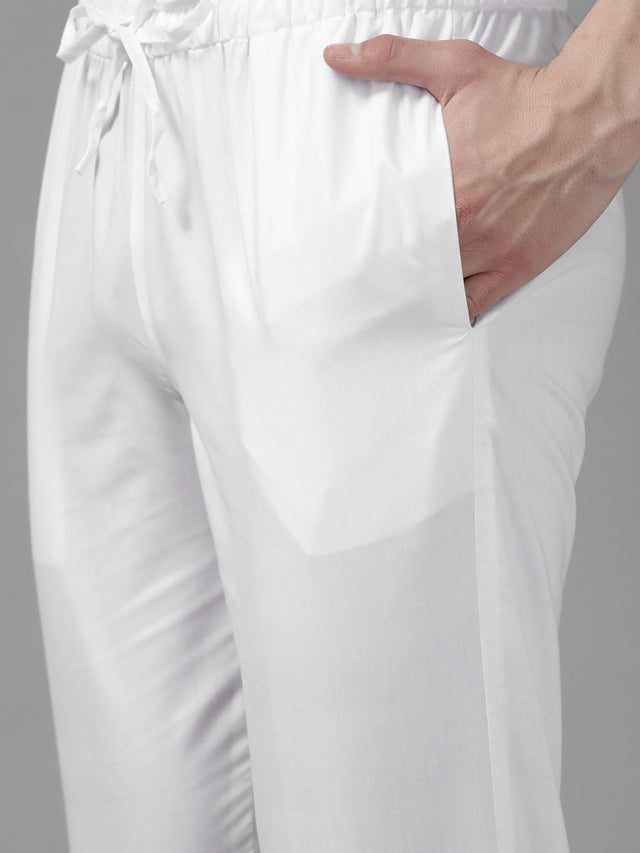 Buy Men's Maroon Pure Cotton Printed Kurta Pajama Set Online - Zoom Out