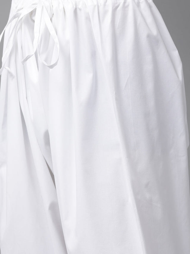 Buy Men's Sea Green Cotton Solid Pathani Set Online - Zoom In