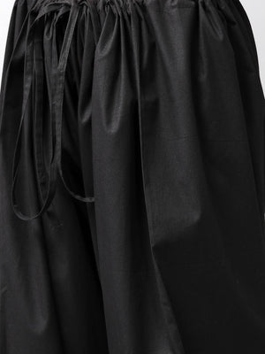 Buy Men's Black Cotton Solid Pathani Set Online - Side