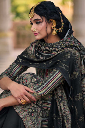 Multi Muslin Digital Printed Palazzo Suit Set