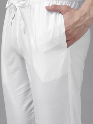 Buy Men's Yellow Pure Cotton Printed Kurta Pajama Jacket Set Online - Zoom Out