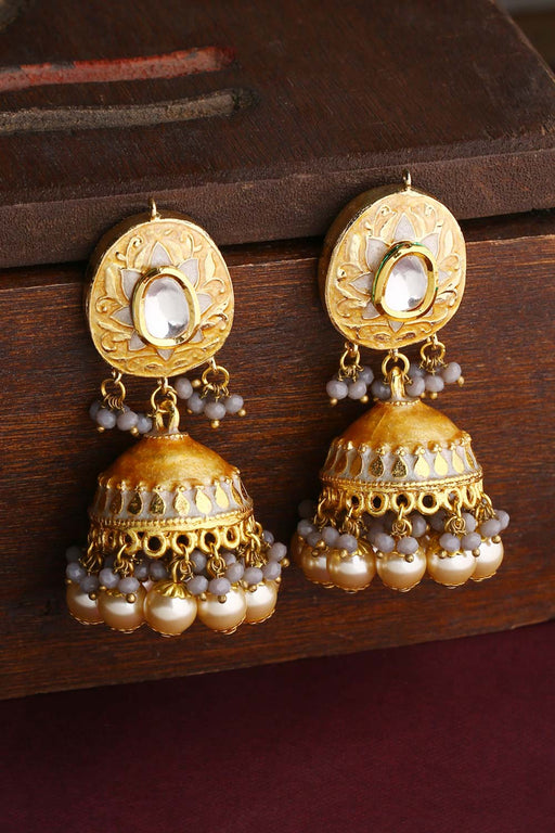 jhumka earrings | jhumka earrings gold design | jhumkas online
