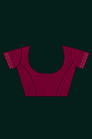 Dark Pink Georgette Sequin Saree