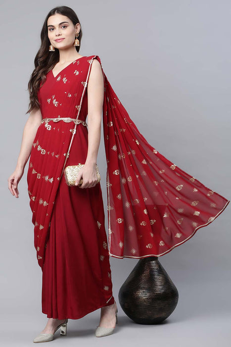 Round Neck Dresses Saree - Buy Round Neck Dresses Saree online in India