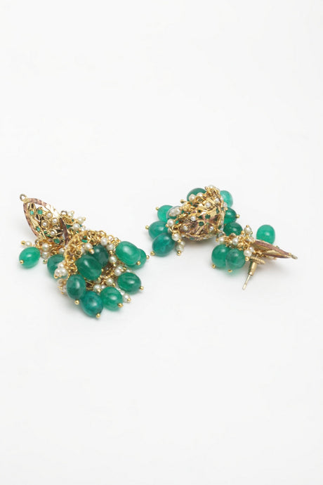 Buy Women's Jhumka Earrings in Green