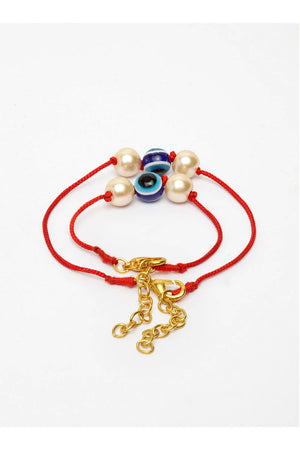 Women's Sterling Silver Bracelets In Red