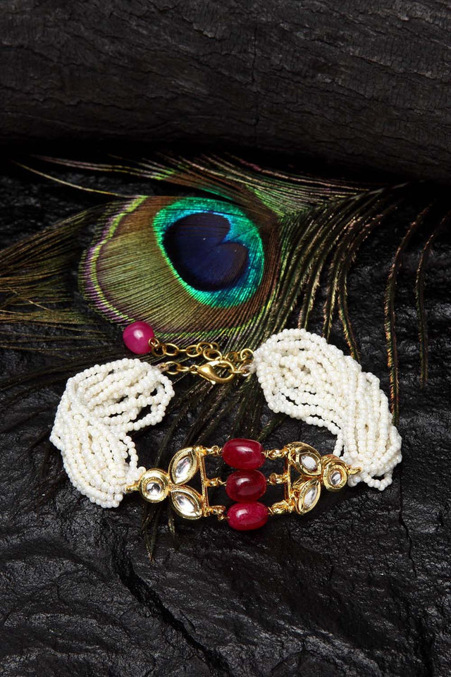 Buy Women's Sterling Silver Bracelet in Red