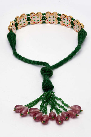 Buy Women's Sterling Silver Bracelet in Green Online - Zoom In