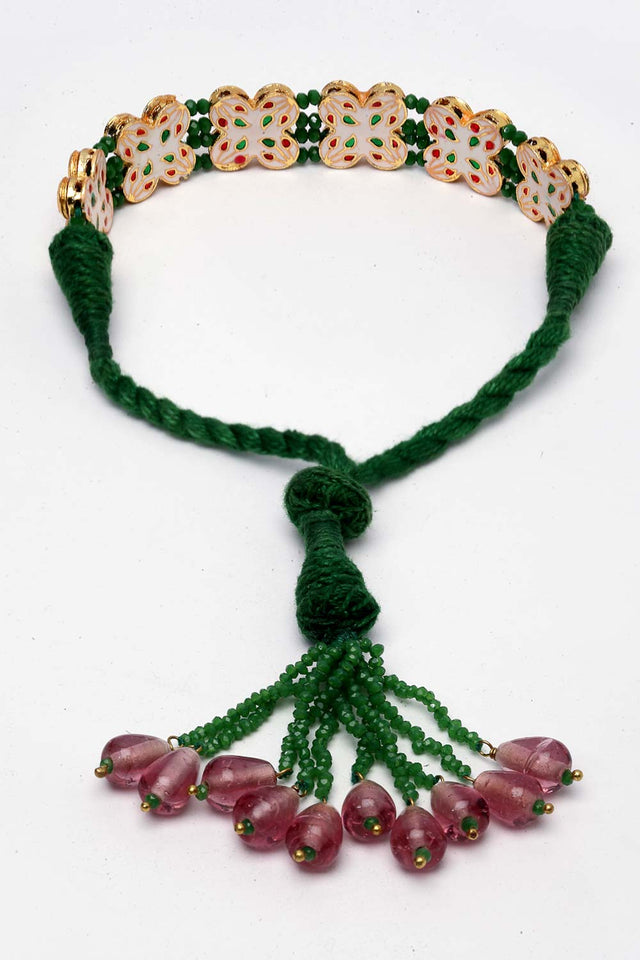 Buy Women's Sterling Silver Bracelet in Green Online - Zoom In