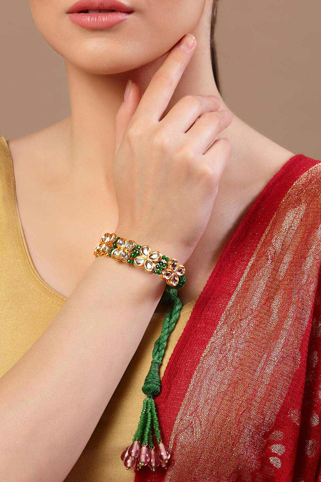 Buy Women's Sterling Silver Bracelet in Green Online