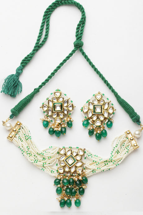 Buy Women's Choker Set in Green