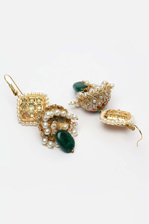 Buy Women's Sterling Silver Choker Set in Multi Color Online - Side