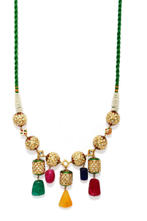 Women's Silver Necklace In Gold