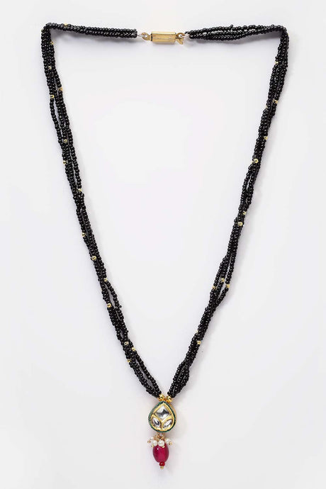 Buy Women's Copper Mangalsutras in Red Online - Back