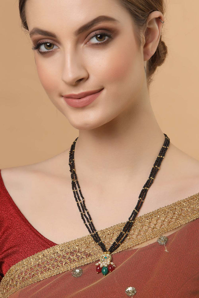 Buy Women's Copper Mangalsutras in Black Online