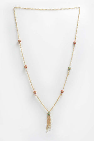 Buy Women's Copper Necklace in Gold - Front