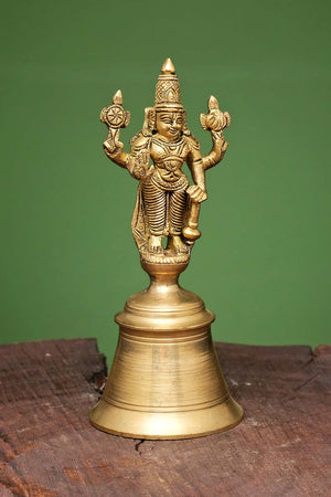 Brass Lord Vishnu Hand Bell
