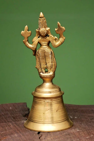 Brass Lord Vishnu Hand Bell