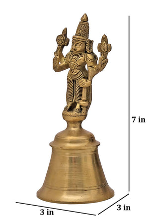 Brass Lord Vishnu Hand Bell