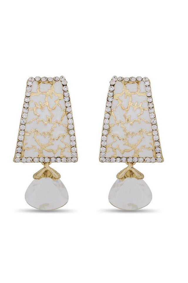 Shop  Alloys Earring For Women's  in White At KarmaPlace