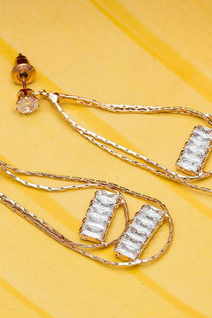 Shop  Alloy Large Dangle Earrings For Women's in Gold At KarmaPlace