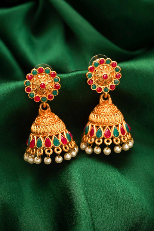 Buy Red Earrings for Women by Thrillz Online | Ajio.com