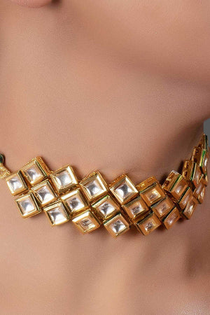 Handcrafted Kundan Choker (FEMCH002)