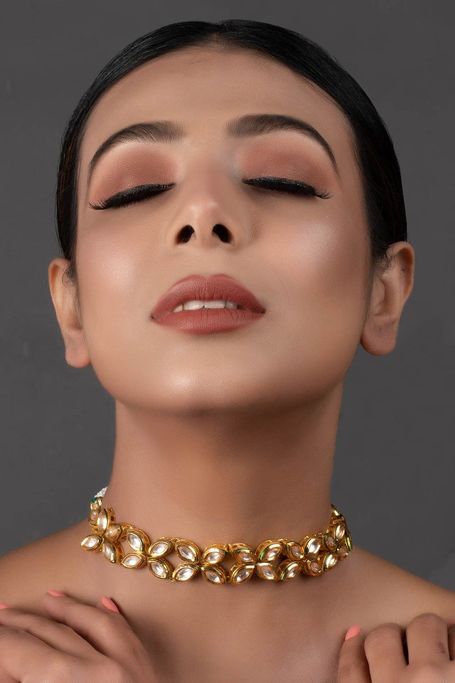 Handcrafted Kundan Choker (FEMCH003)