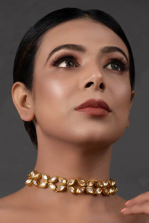 Handcrafted Kundan Choker (FEMCH003)