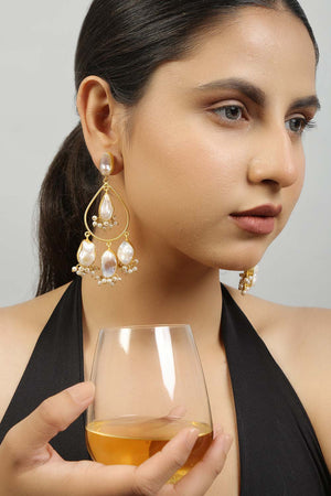 Baroque Statement Earrings (FEMCJ004)