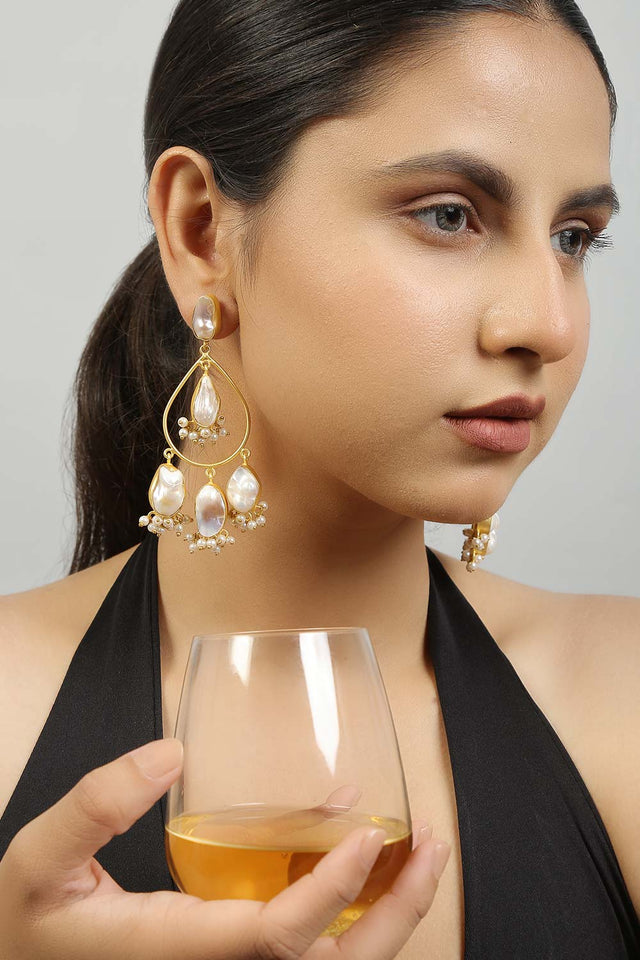Baroque Statement Earrings (FEMCJ004)