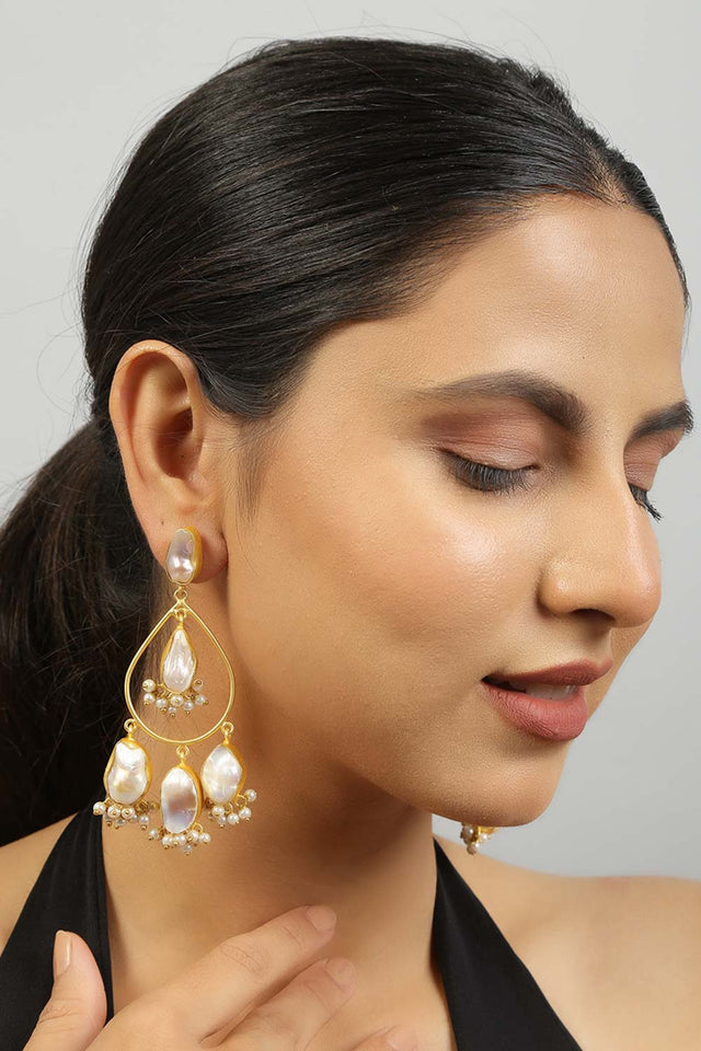 Baroque Statement Earrings (FEMCJ004)
