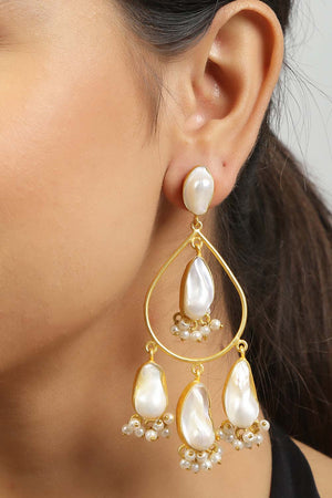 Baroque Statement Earrings (FEMCJ004)