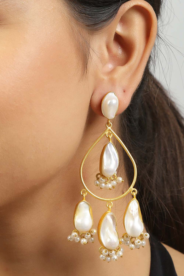 Baroque Statement Earrings (FEMCJ004)