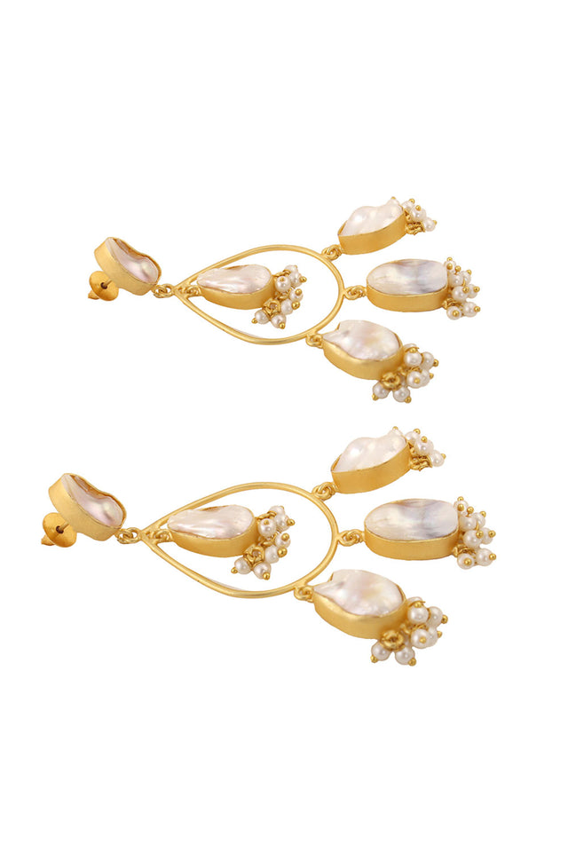 Baroque Statement Earrings (FEMCJ004)