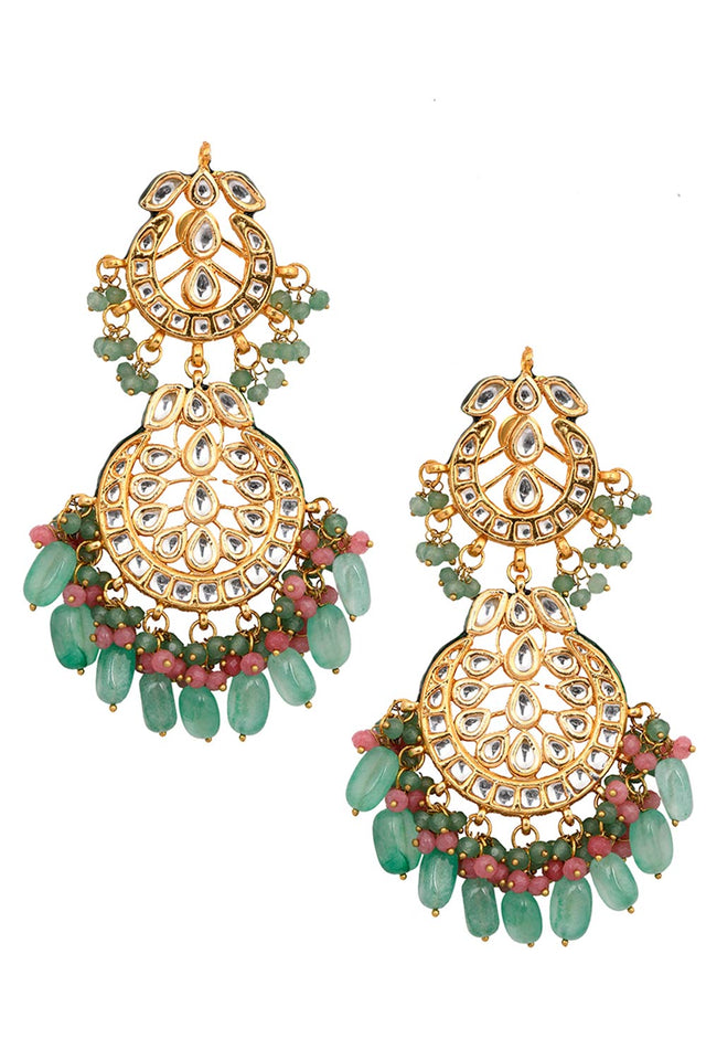 Handcrafted Kundan Inspired Earrings (FEMERS055)