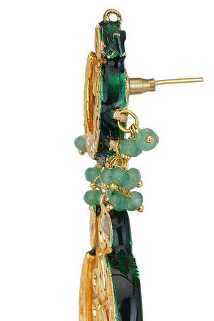 Handcrafted Kundan Inspired Earrings (FEMERS055)