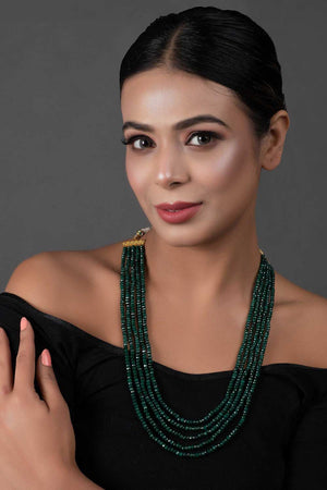 Green Onyx Beaded Necklace