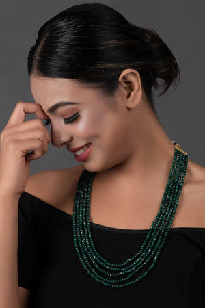 Green Onyx Beaded Necklace