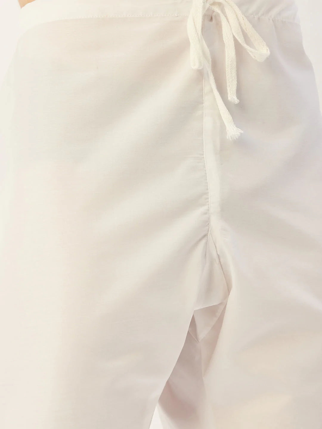 Men's Peach Cotton Blend Printed Kurta Top