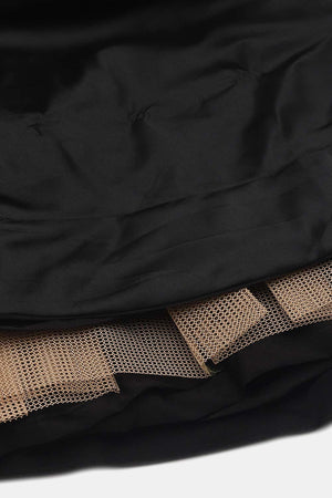 Black Banglory Silk Printed Lehenga Choli