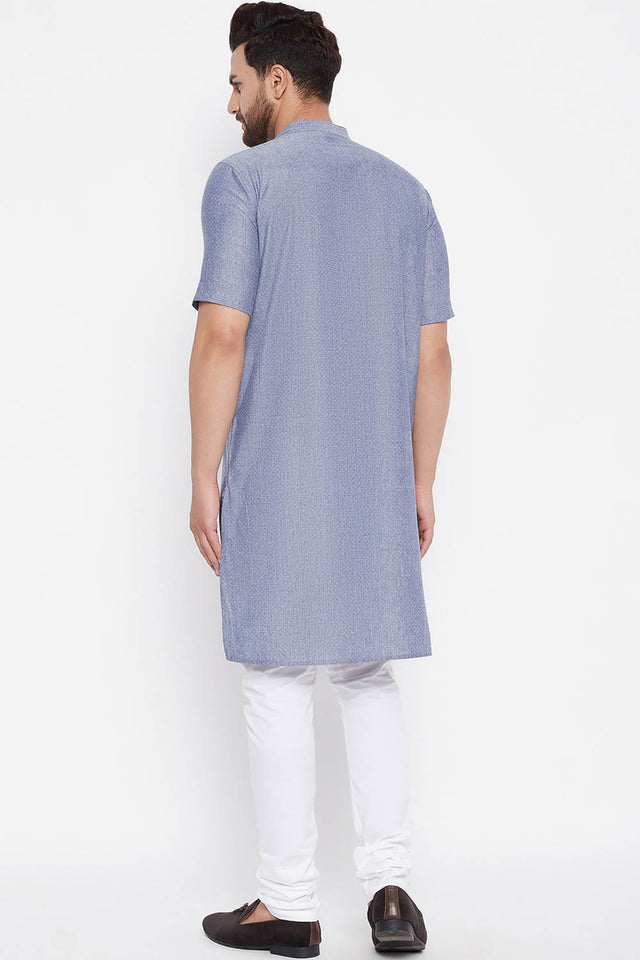 Buy Men's Kurta in Grey Online