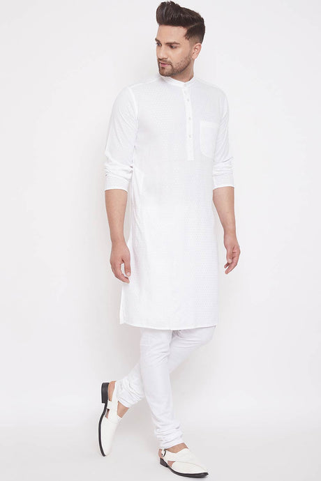 Shop Men's Kurta in White