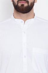Shop Men's Cotton Solid Kurta Online