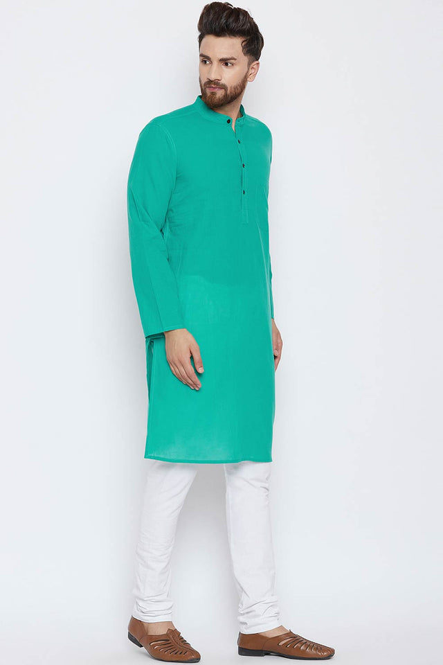 Shop Men's Kurta in Light Blue