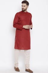 Shop Men's Kurta in Red