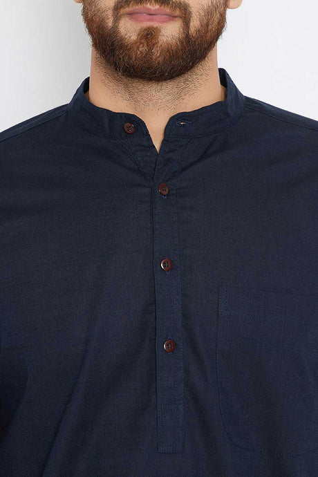Shop Men's Cotton Solid Kurta Online