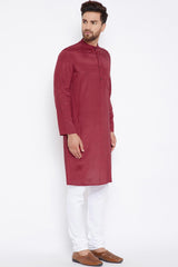 Shop Men's Kurta in Olive Green